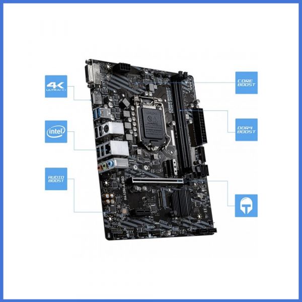 MSI H410M PRO-E Intel 10th Gen Micro-ATX Motherboard