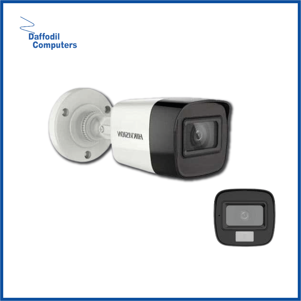 Hikvision DS-2CE16D0T-LPFS 2MP Dual Light Audio Fixed Mini Bullet Camera