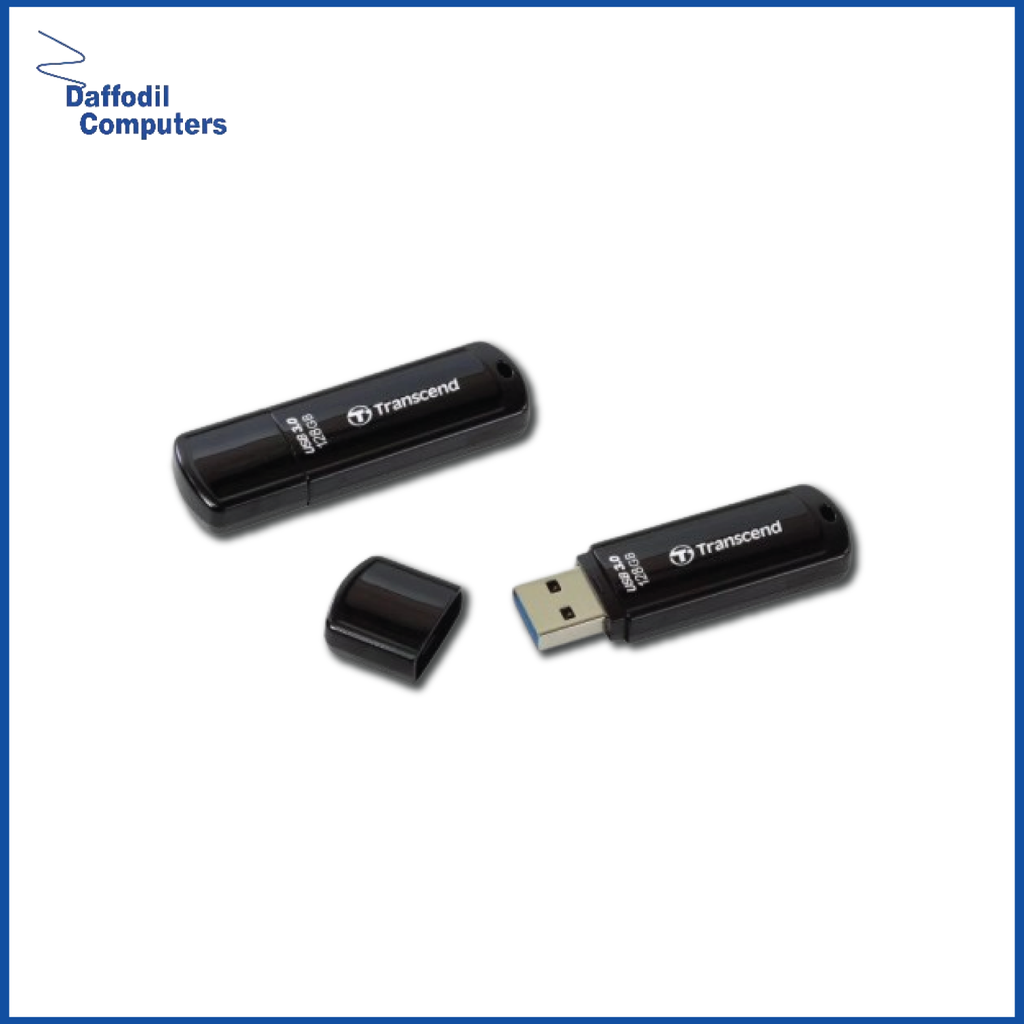 Transcend JetFlash 700 128GB USB 3.1 Black Pen Drive