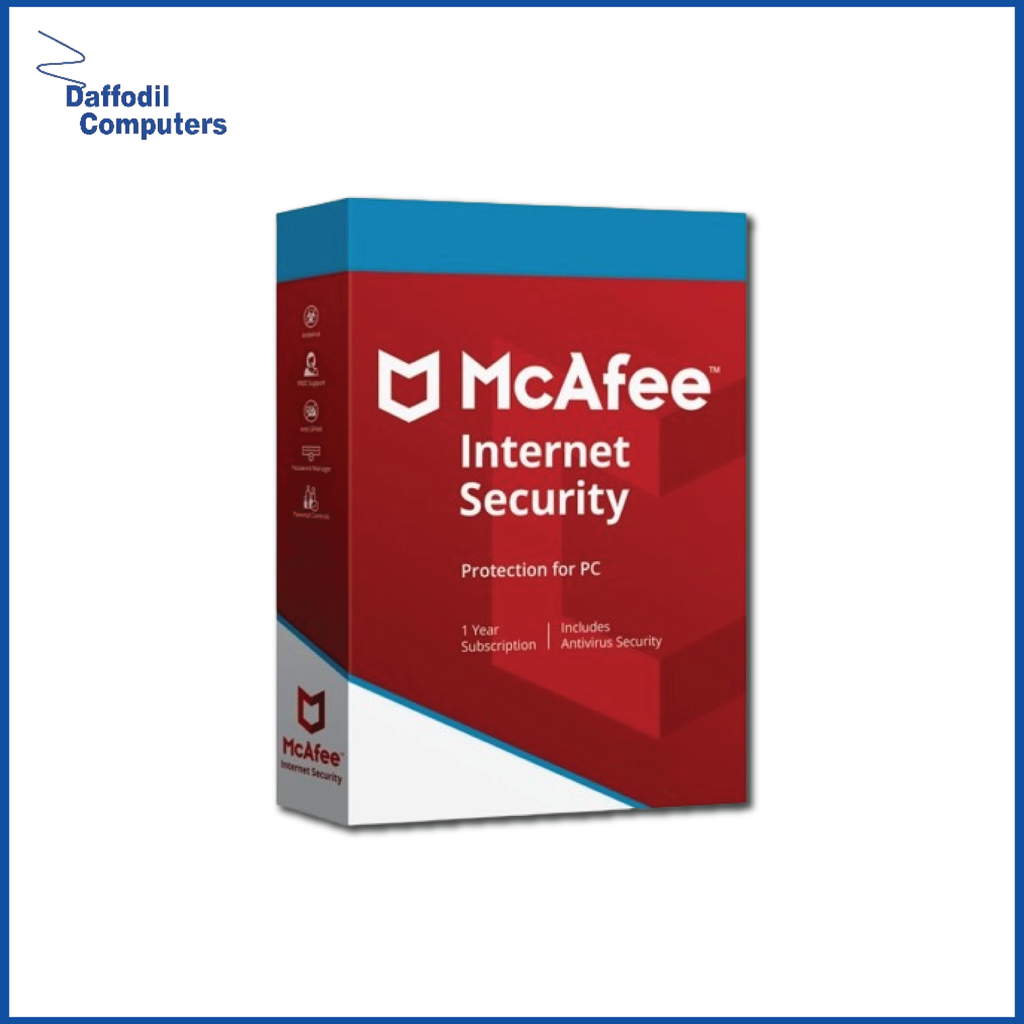 Mcafee  Antivirus Internet Securit 3pc 1 Year