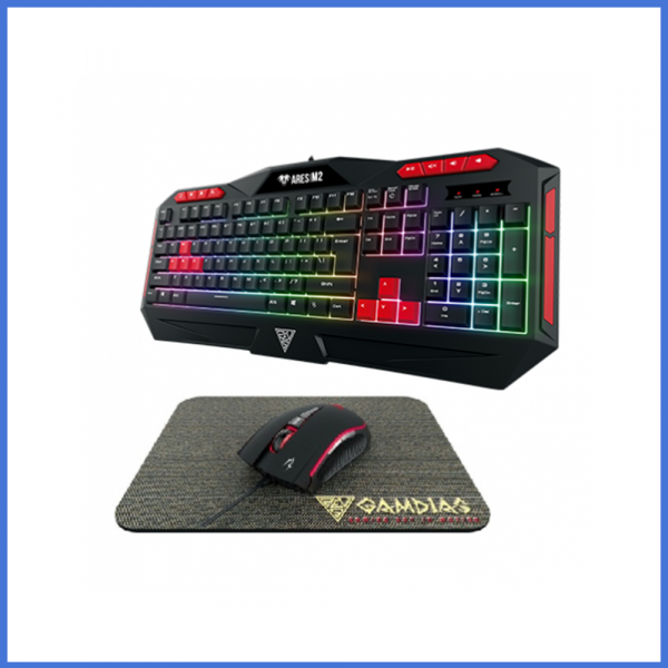 Gamdias ARES M2 Gaming Combo Keyboard, Mouse and Mouse Mat 