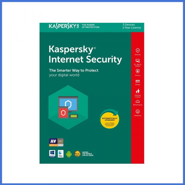 Kaspersky Internet Security 2023 (3 User | 1 Year License | PC / MAC)