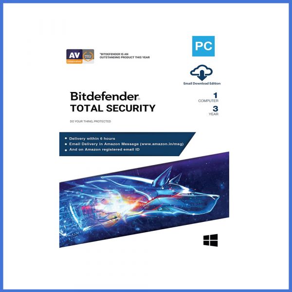 Bitdefender Total Security 3 Devices 1 Year