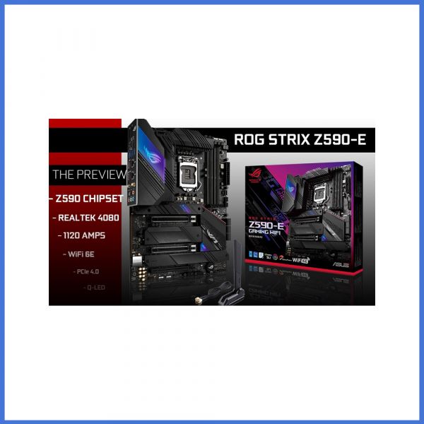 Asus ROG Strix Z590-E Gaming Wi-Fi Motherboard