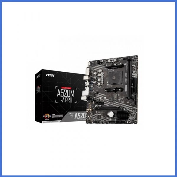 MSI A520M-A Pro AM4 AMD Micro-ATX Motherboard