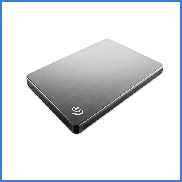 Seagate STHN1000401 Backup Plus Slim 1TB USB 3.0 Silver External HDD