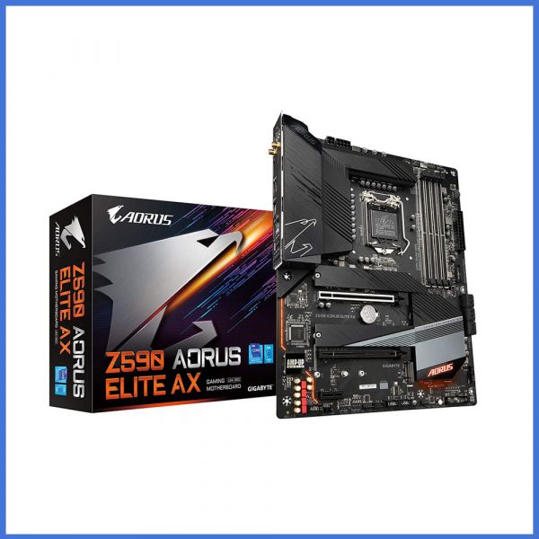 GIGABYTE Z590 AORUS Elite AX Intel 10th and 11th Gen ATX Motherboard