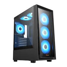 PC Power Crystal Glass V3 BK ATX Desktop Gaming Casing #PP-GS2404V3