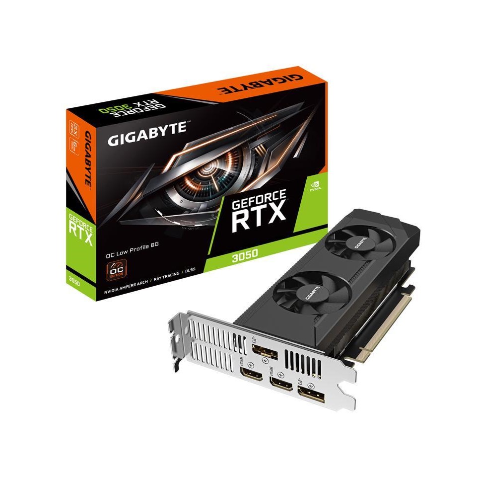 GIGABYTE NVIDIA GEFORCE RTX 3050 OC LOW PROFILE 6GB GRAPHICS CARD