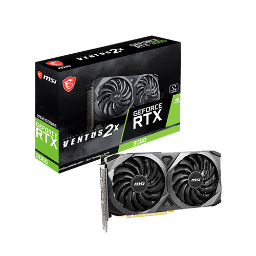 MSI GeForce RTX 3060 VENTUS 2X 12G OC 12GB GDDR6 GRAPHICS CARD